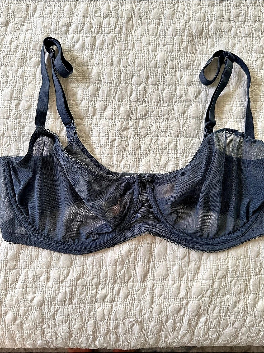 Victoria's Secret Dream Angels Balconet Bra Black 34DD/1F